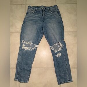 American Eagle Outfitters Blue Distressed Jeans